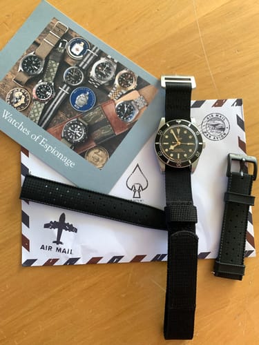 Customer photo review of Glomar Explorer - Hook And Loop Watch Strap