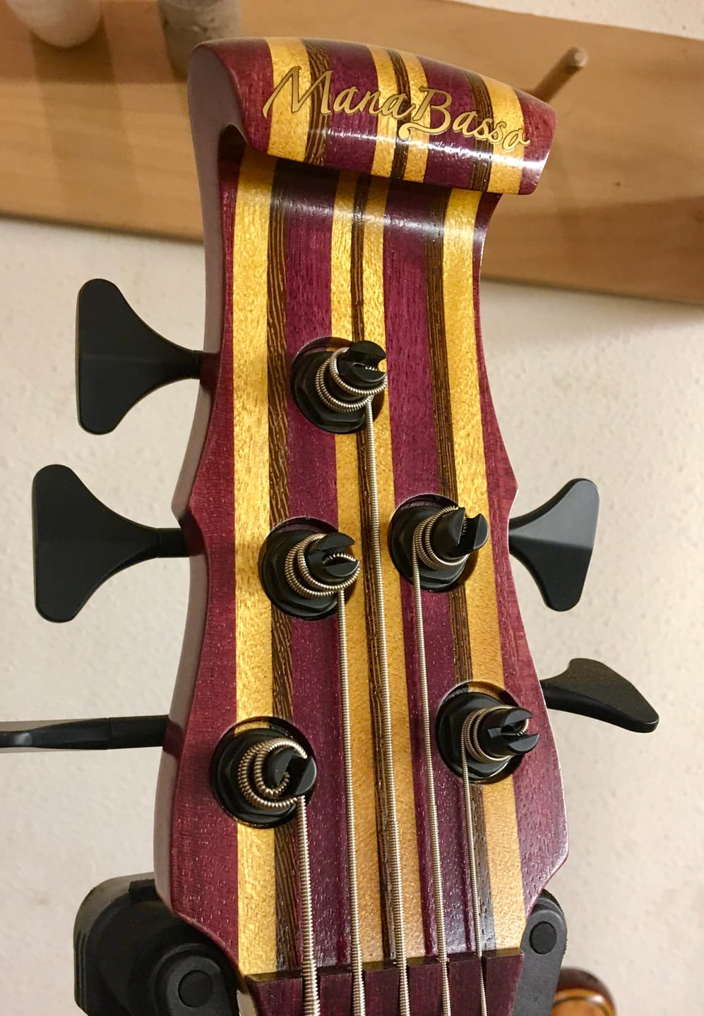 Customer photo review of Licensed Ultralite® Bass Tuning Machine 3/8" (Sold Individually)