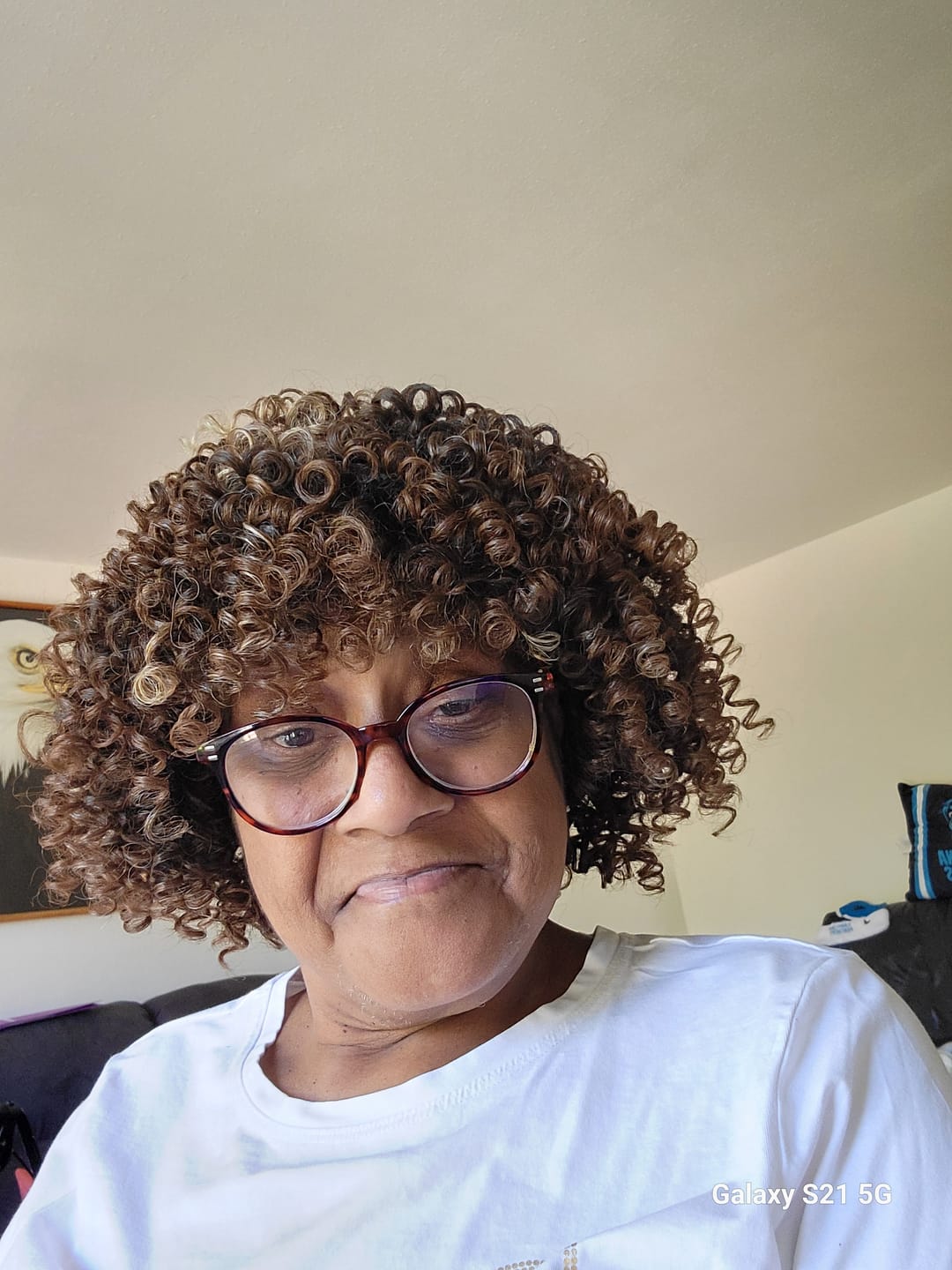 Customer photo review of Shake N Go Legacy Human Hair Mastermix Full Wig - ALEXANDRIA