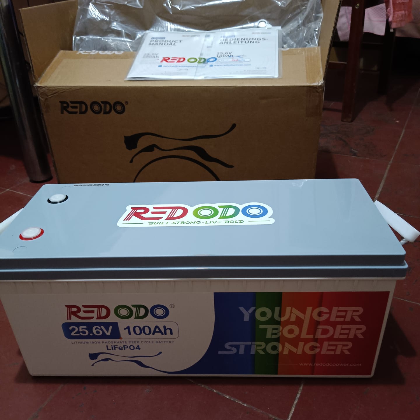 Customer photo review of 【Україна】0% ПДВ - Redodo 24V 100Ah акумулятор LiFePO4 глибокого циклу