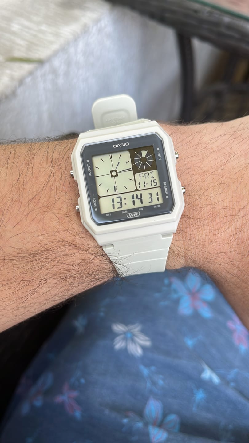Customer photo review of Reloj Casio Vintage LF-20W-8ADF Twin-Graph Reissue Resina