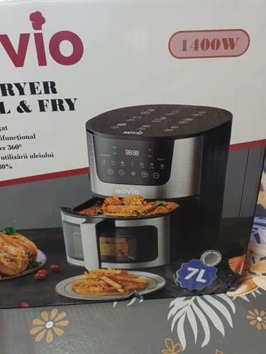 Customer photo review of Air Fryer Novio Grill & Fry