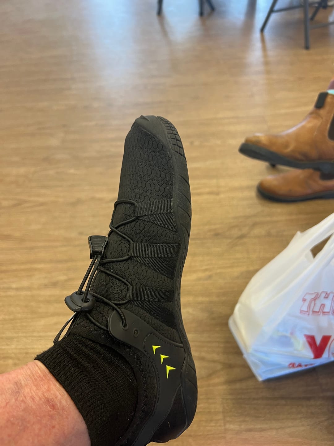 Customer photo review of Caspian Adventure - Outdoor & Non-slip Barefoot Shoes
