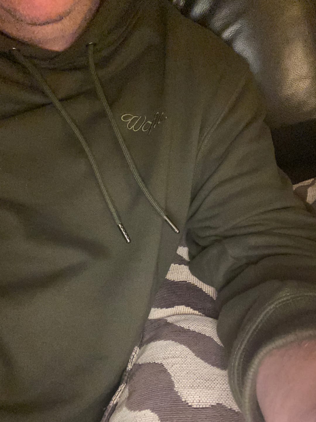 Customer photo review of Staple Olive Hoodie