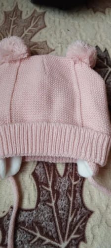 Customer photo review of Knitted Pom Pom Winter Hat