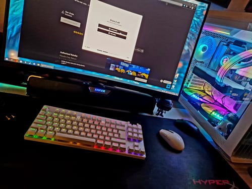 Customer photo review of G7000 Wireless Subwoofer Gaming Speaker