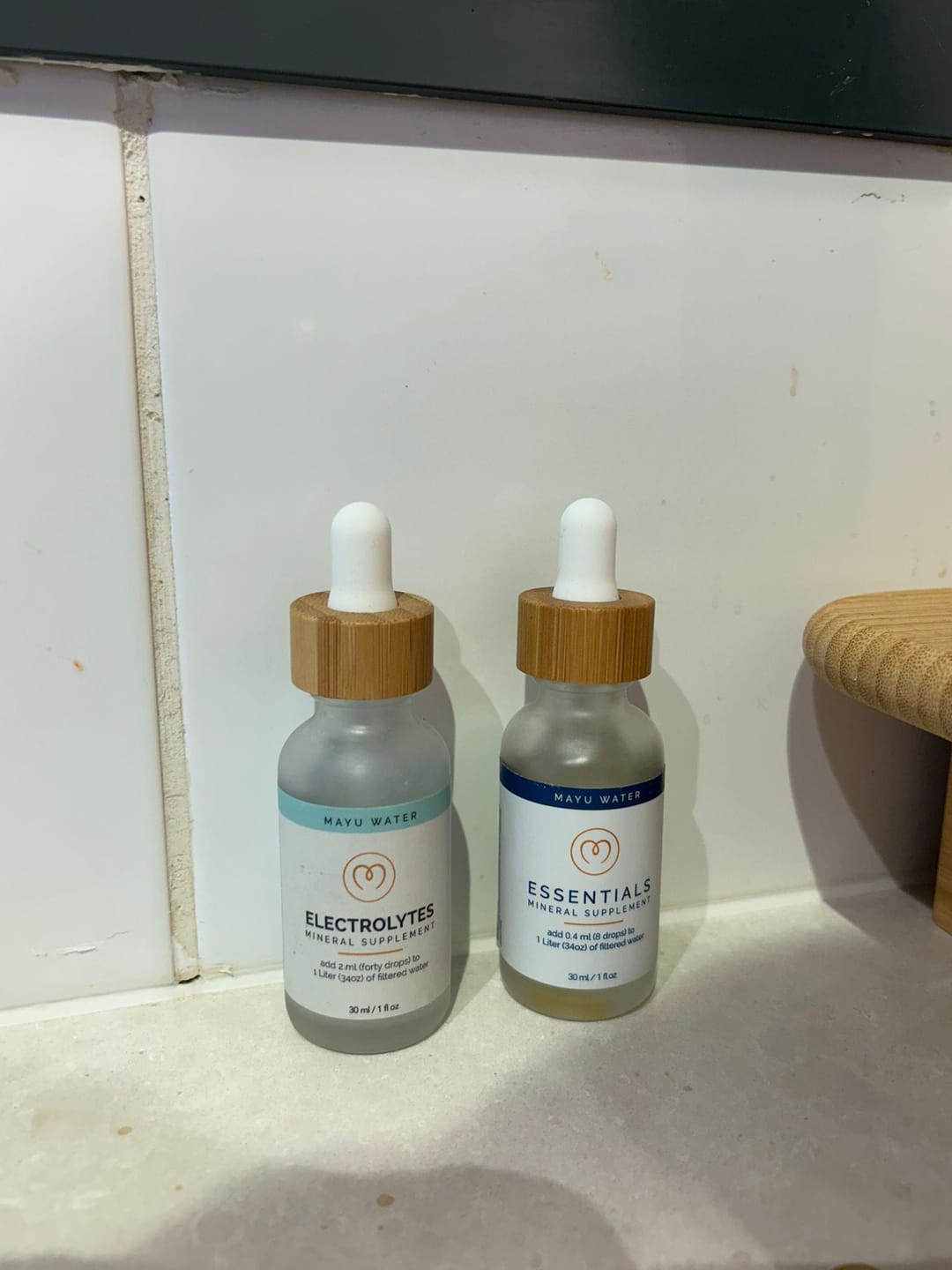 Customer photo review of Trace Mineral & Electrolyte Drops Sampler Kit