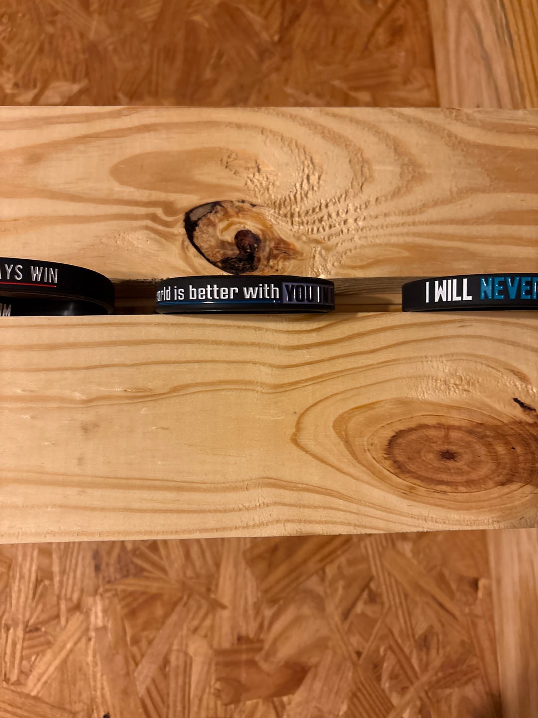 Customer photo review of You Belong Here - Silicone Bracelet