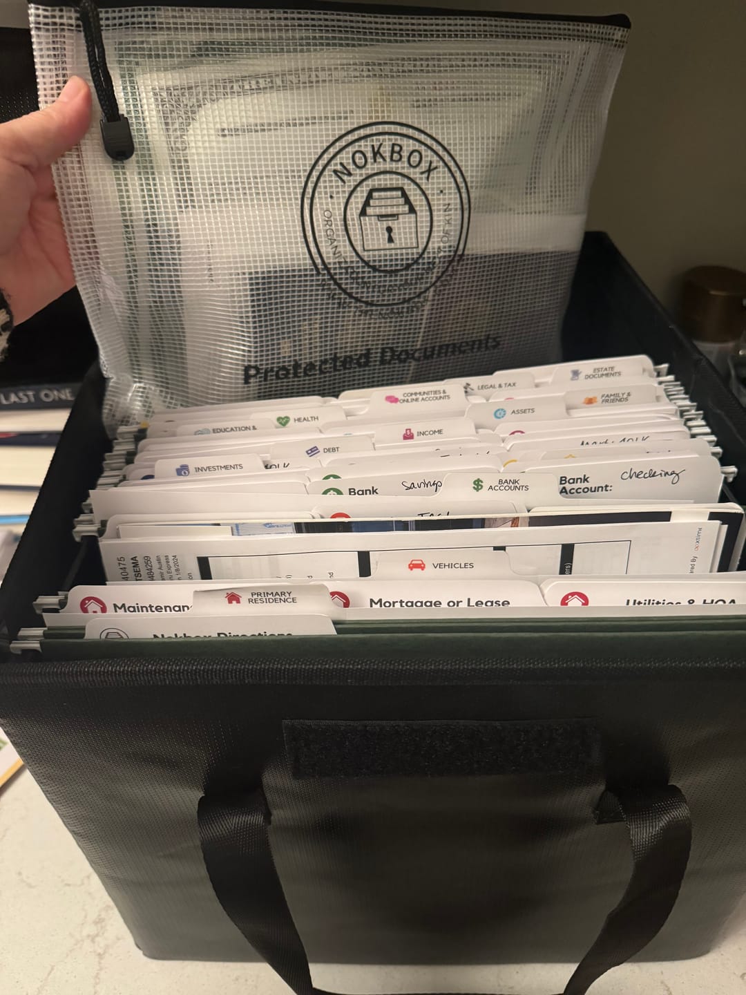 Customer photo review of Nokbox™ Fireproof