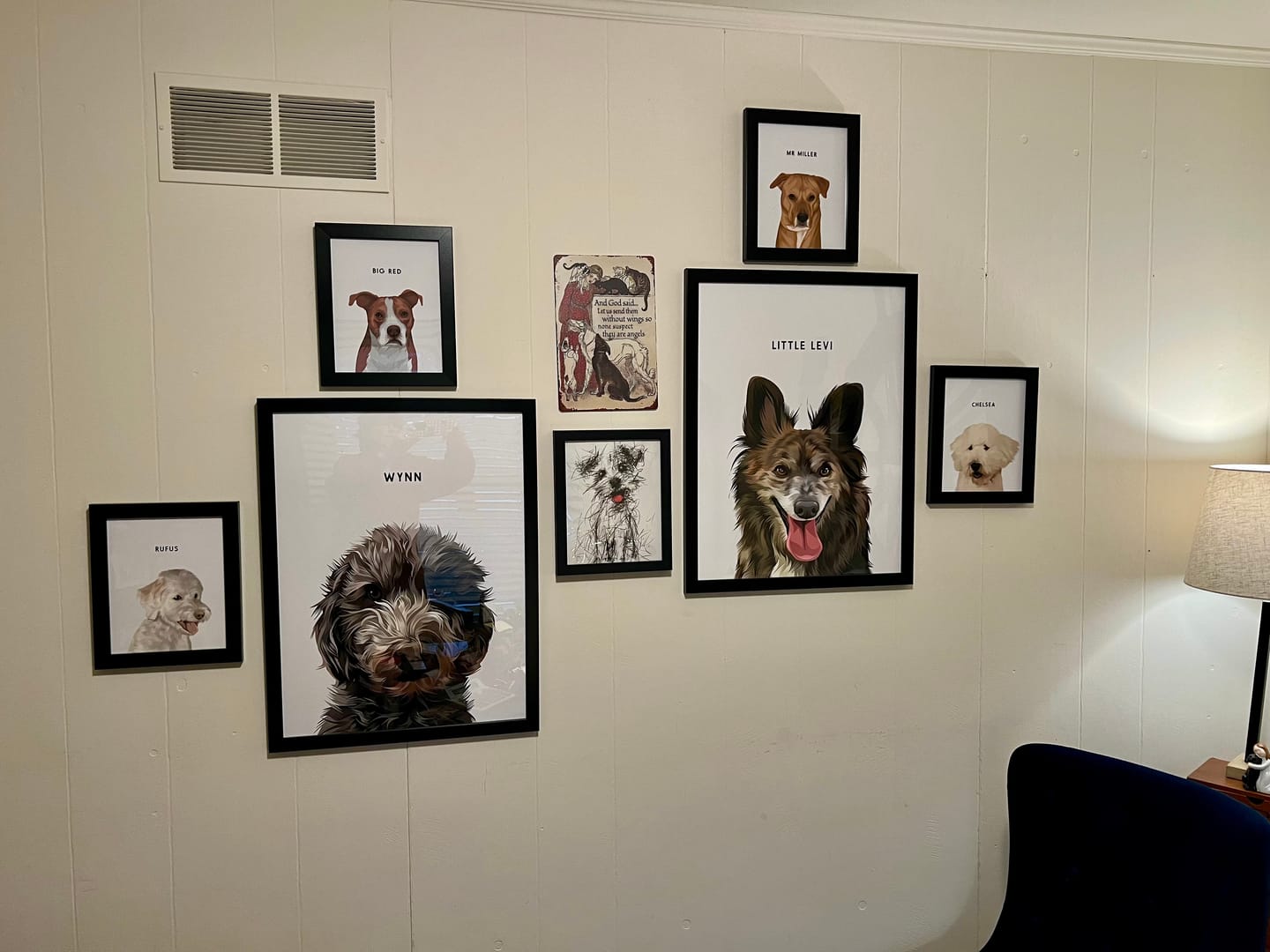 Customer photo review of Custom Pet Portrait Mug