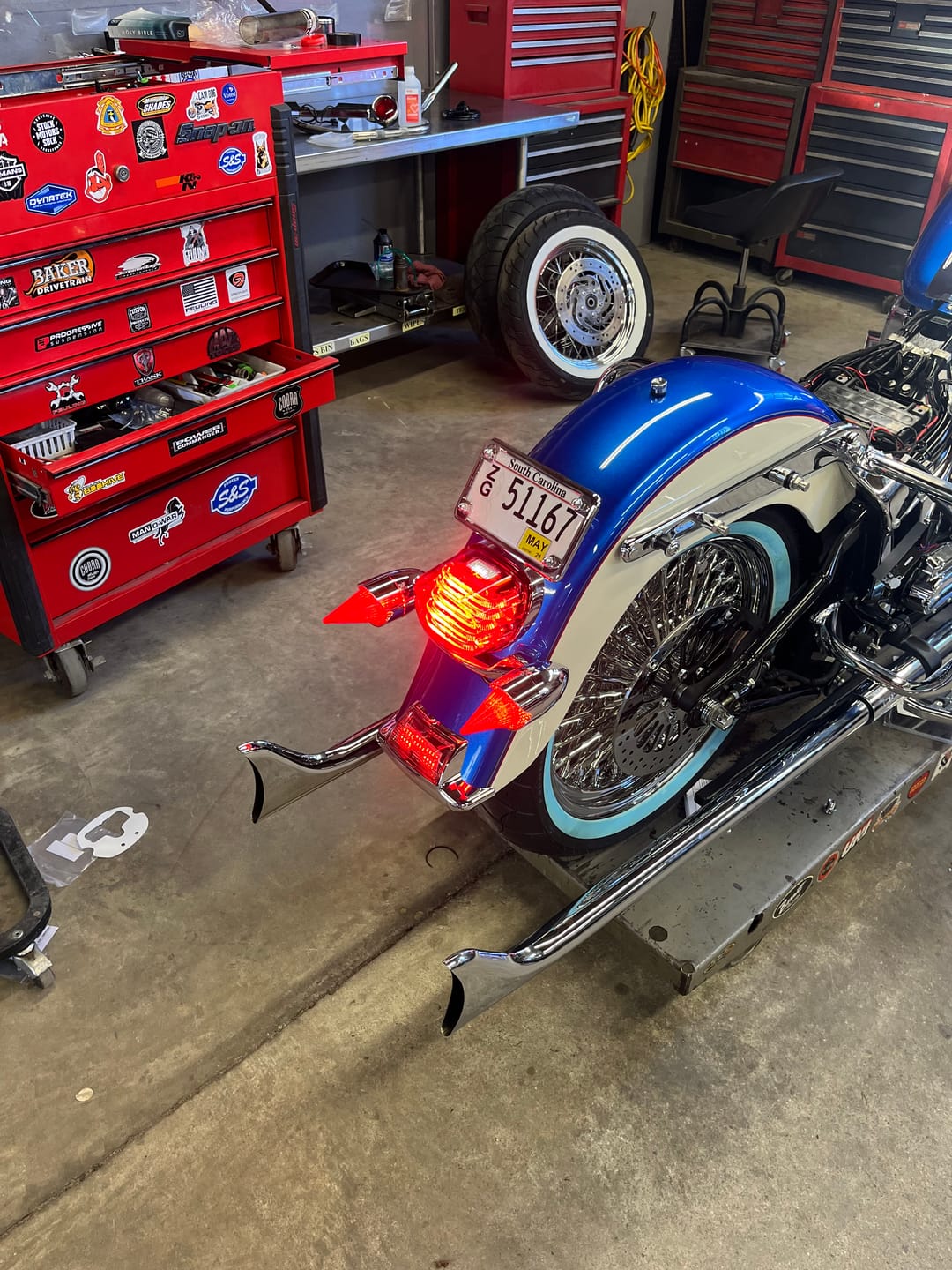 Customer photo review of Harley Davidson Turn Signal Lenses - Clip in Style