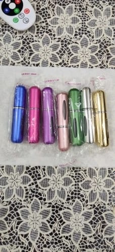 Customer photo review of Enamel-Coated Atomizer 5ml Perfume Bottle Refillable — Black | KIMLUD
