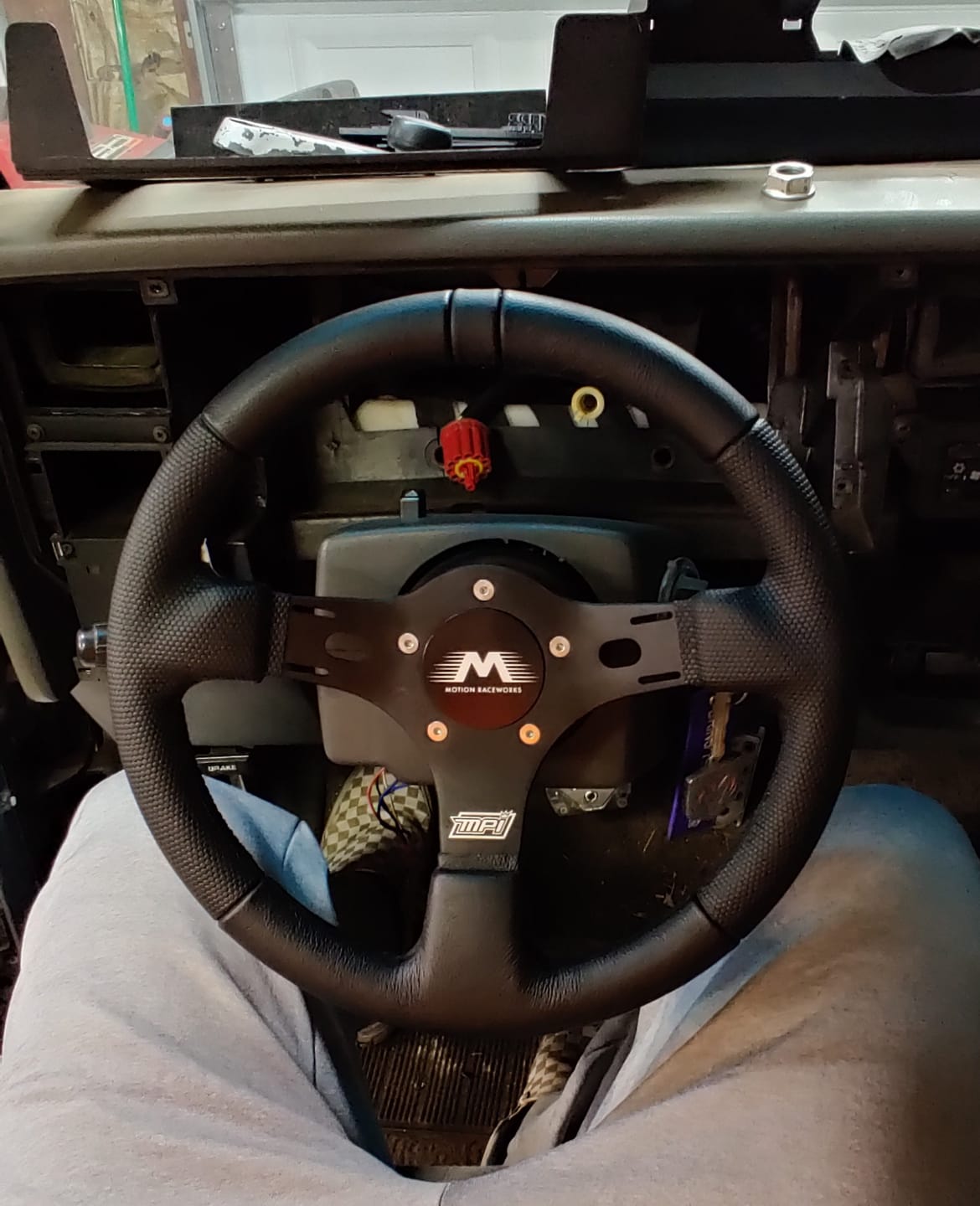 Customer photo review of Motion Raceworks MPI Race Steering Wheel All Black MPI-DRG-R513-BLK-MRW