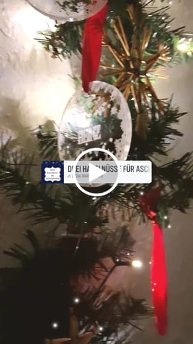 Customer video review of Weihnachtsdeko mit Schneeflocken