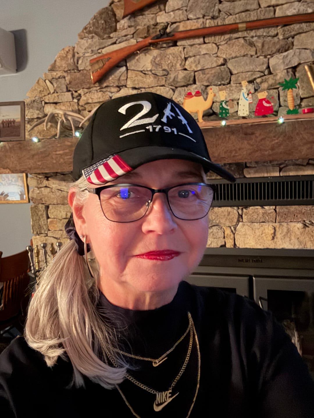 Customer photo review of 2nd Amendment 2A Limited Edition Black Embroidered Hat
