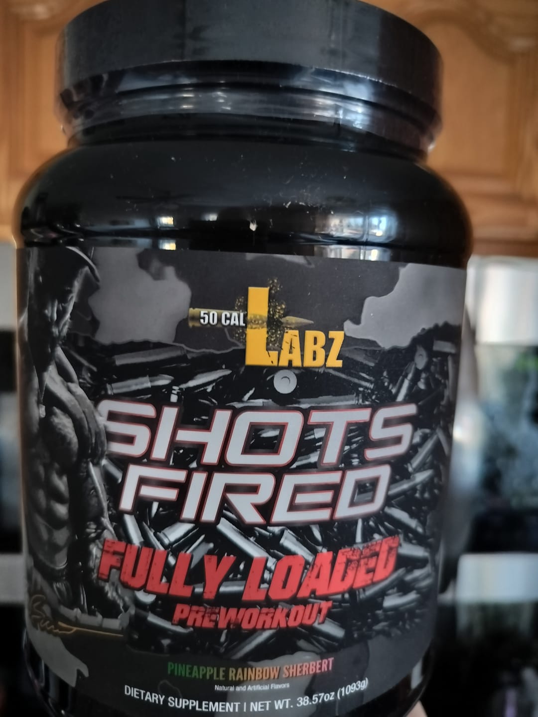 Customer photo review of SHOTS FIRED® Fully Loaded - The STRONGEST PreWorkout