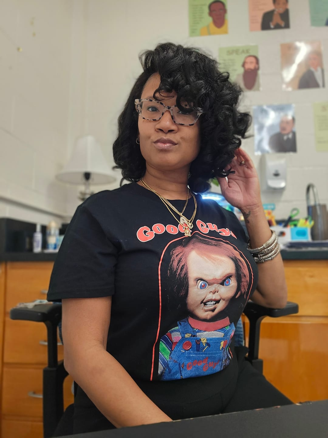 Customer photo review of Sensationnel Instant Weave Curls Kinks & CO Synthetic Half Wig - BOSS LADY/TOP LADY