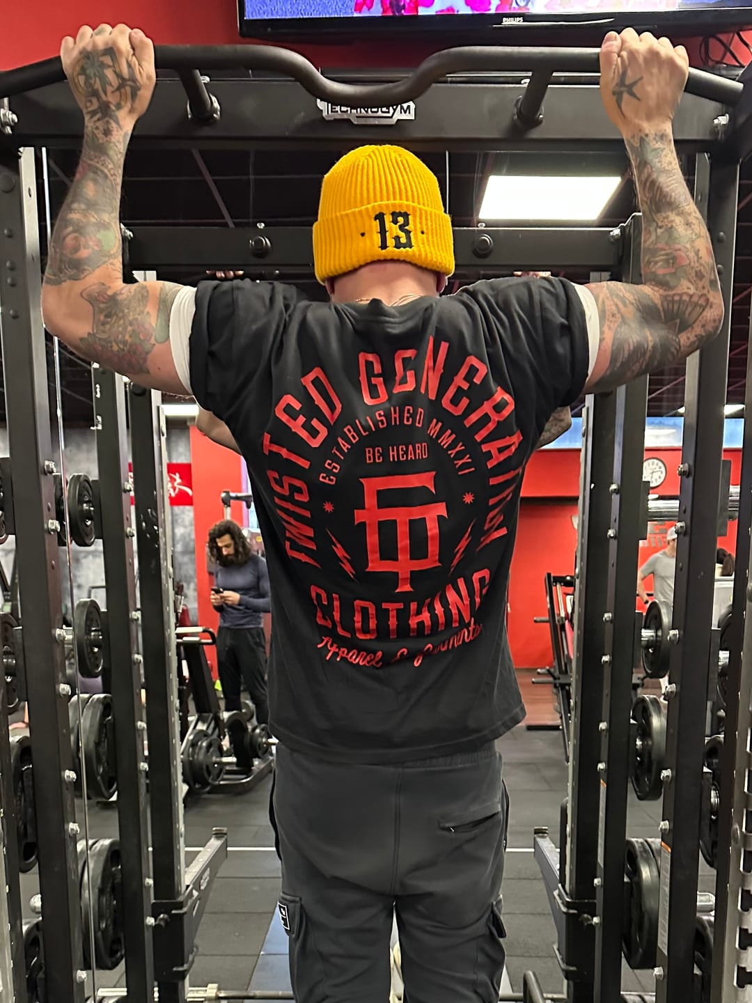 Customer photo review of Red Skull Oversized T-shirt