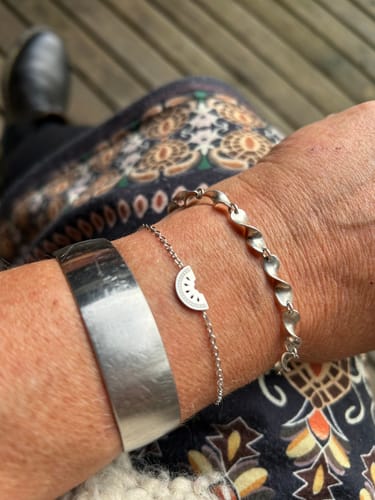 Customer photo review of Watermelon Bracelet Silver