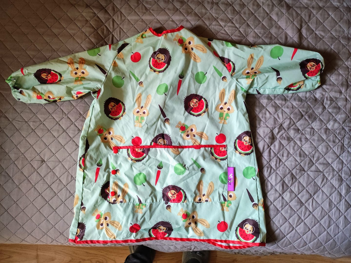 Customer photo review of Long Length Coverall Bib