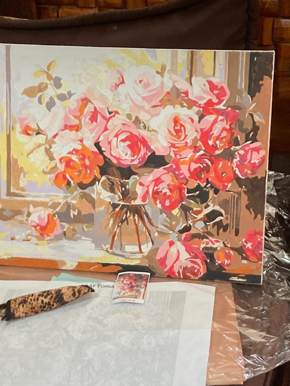 Customer photo review of Numbered Roses