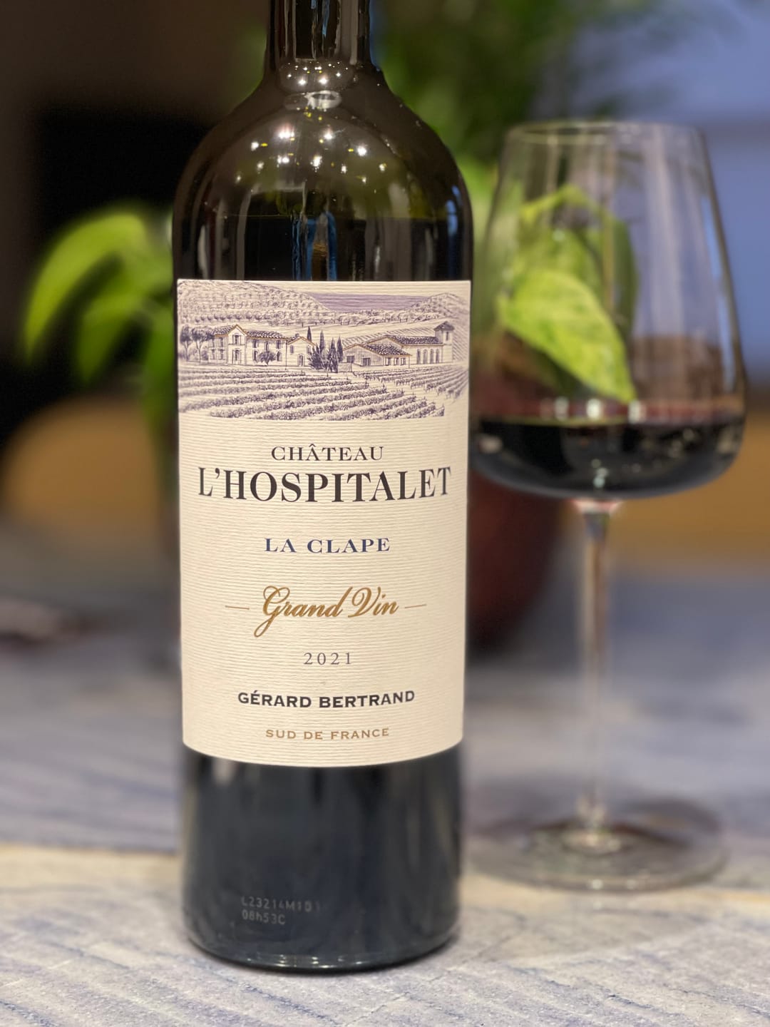 Customer photo review of Château L'Hospitalet Grand Vin red wine