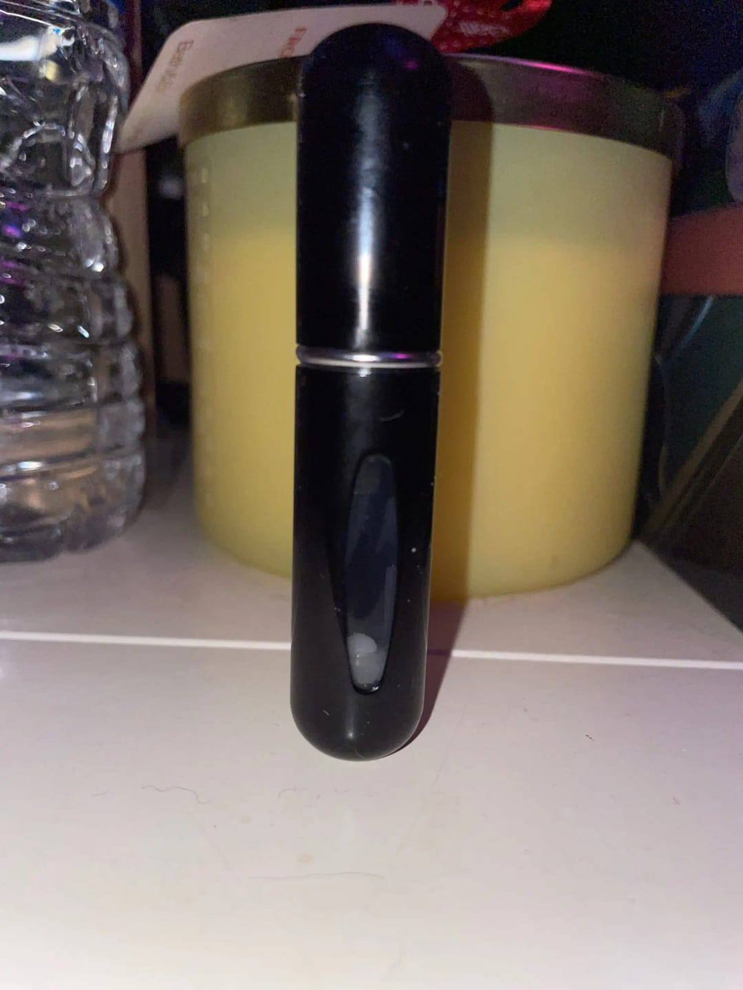 Customer photo review of Enamel-Coated Atomizer 5ml Perfume Bottle Refillable — Black | KIMLUD