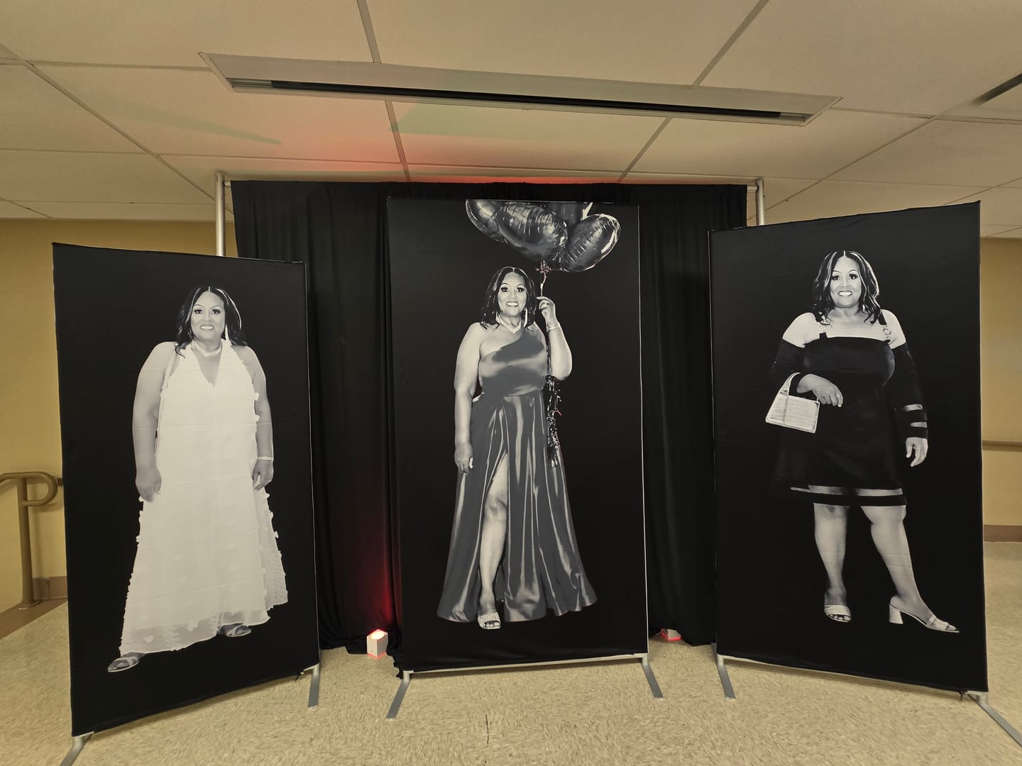Customer photo review of Rectangular Backdrop Wall Set, Birthday&Baby Shower&Wedding Party Decoration