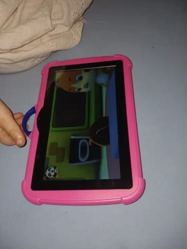 Customer photo review of Strapped™ Kids Smart Tablet