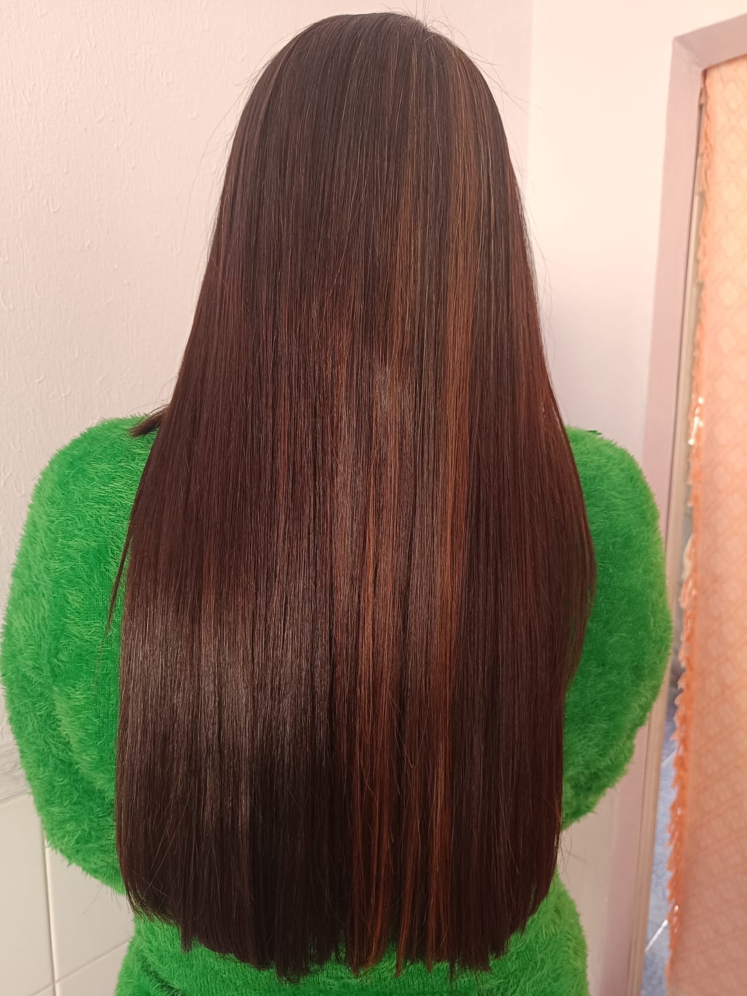 Customer photo review of Escova Progressiva Sem Formol Versatium 1 Litro