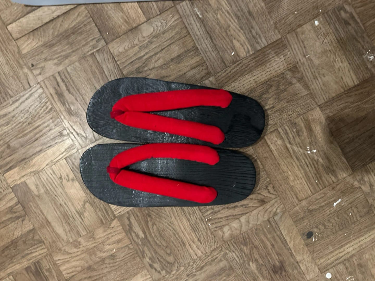 Customer photo review of Japanese Geta Flat Bottom Sandals