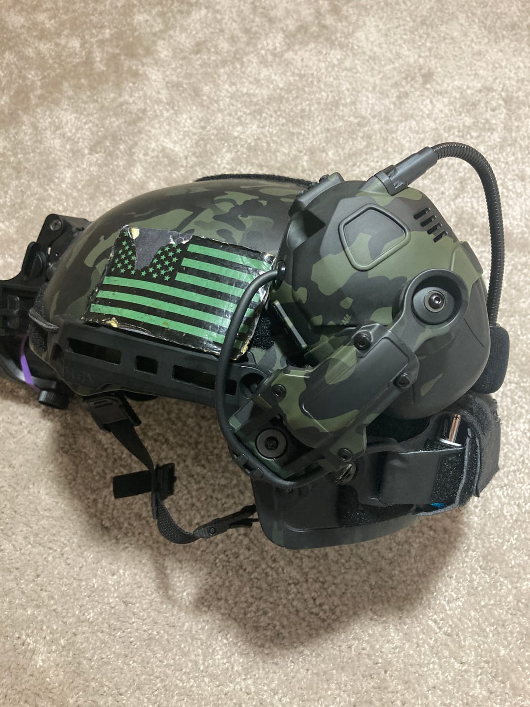 Customer photo review of Bluetooth Noisecanceling Tactical Headset