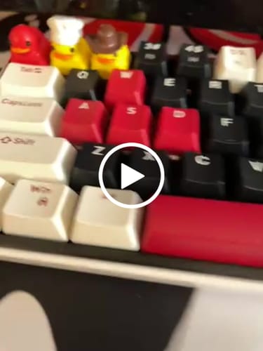 Customer video review of Mystery Keycap - Costume Party