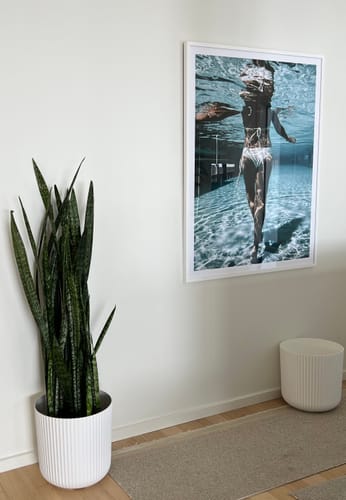 Customer photo review of Swim Art Print