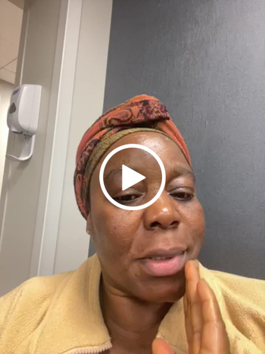 Customer video review of Dark spot serum