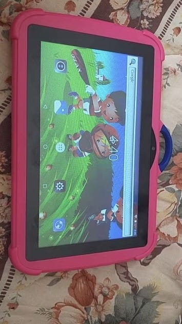 Customer photo review of Strapped™ Kids Smart Tablet