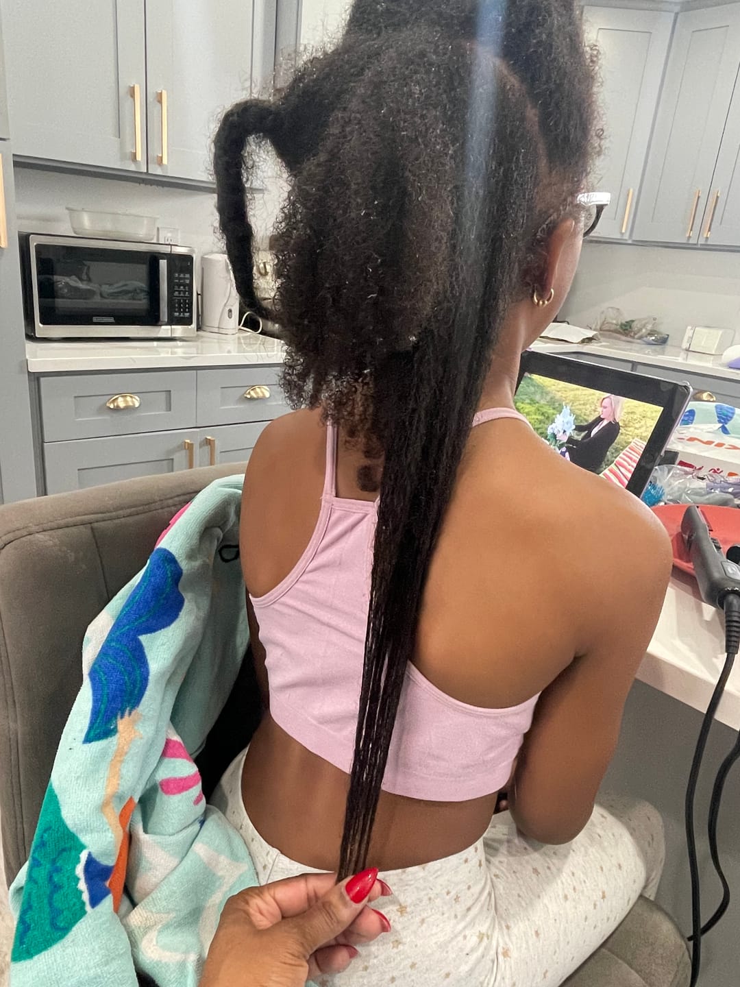 Customer photo review of Follicle Fuel Pro+ – Hair Growth Potion (Extra Strength)