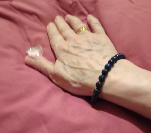 Customer photo review of Bracelet Lapis Lazuli "Communication"