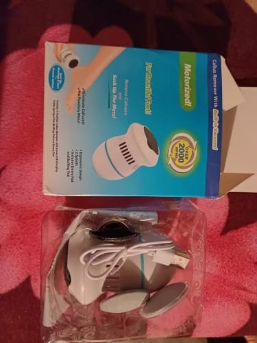 Customer photo review of Removedor de callos eléctrico recargable
