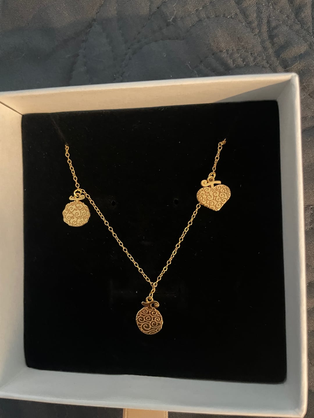 Customer photo review of Devil Fruit Necklace