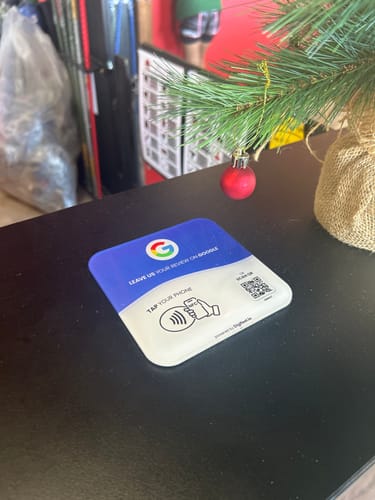 Customer photo review of Google Reviews - Plate