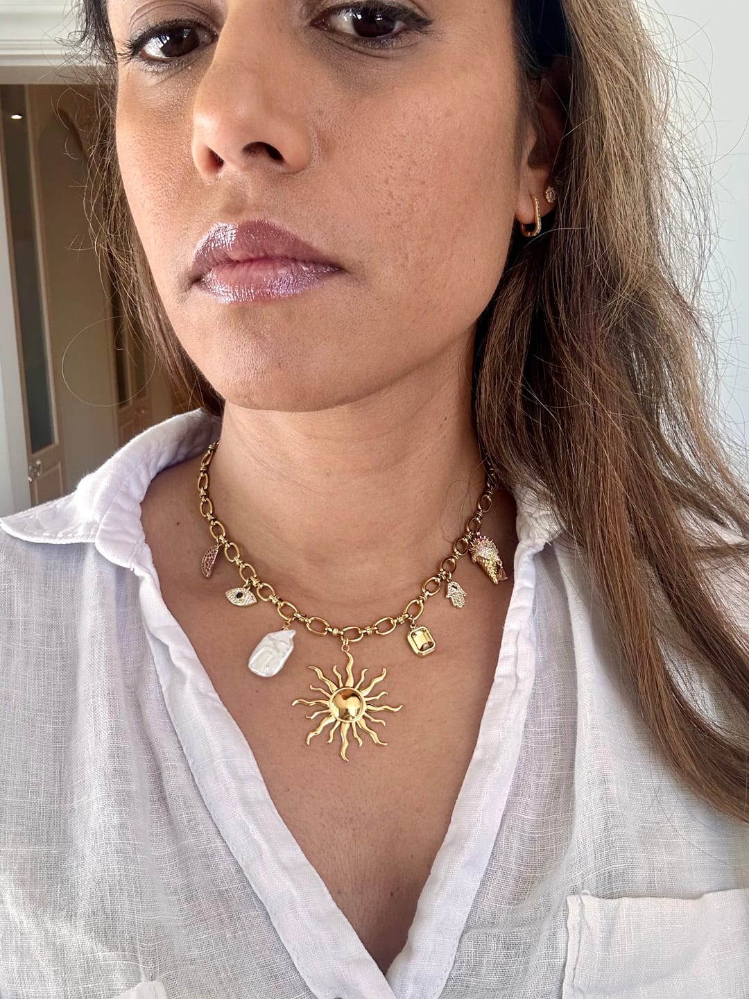 Customer photo review of CHARM NECKLACES - Create your own + virtual consult