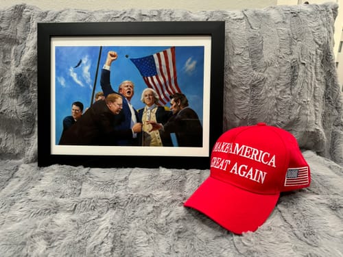Customer photo review of United We Stand - Print