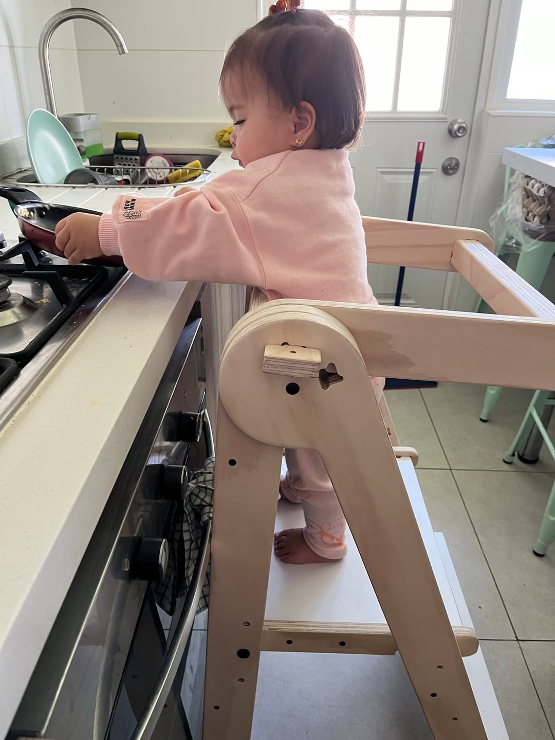 Customer photo review of Torre de Aprendizaje Plegable