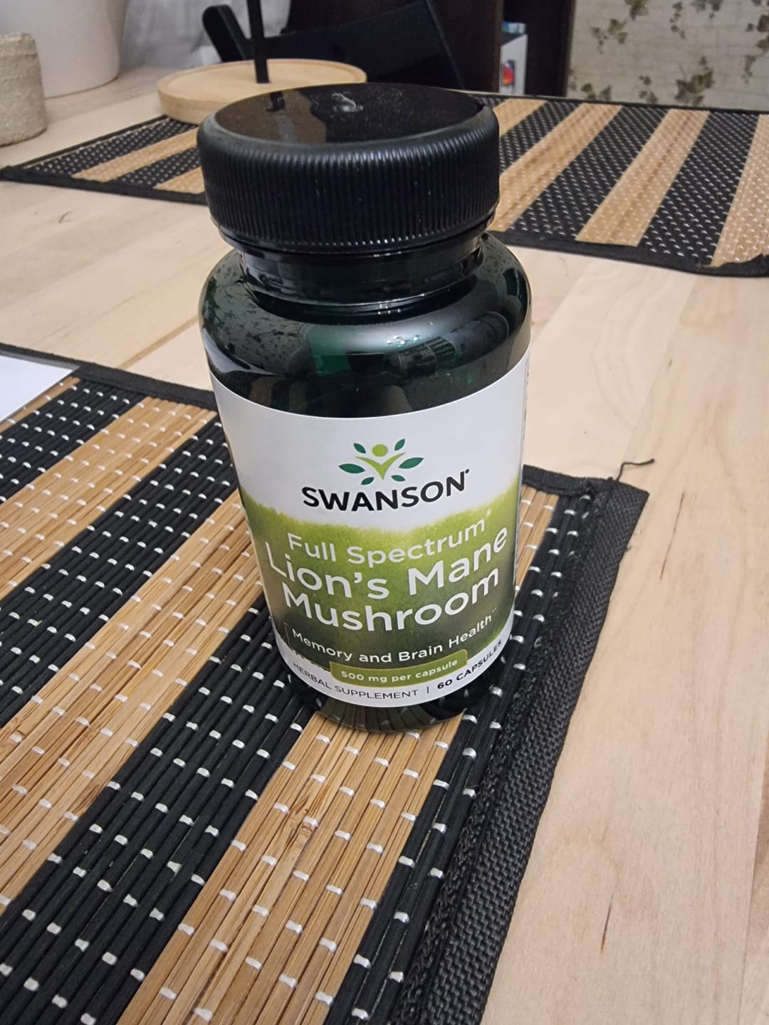 Customer photo review of Lion's Mane Mushroom (Ežu dižadatene) (60 kapsulas)