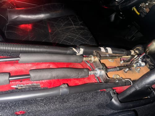 Customer photo review of MR2Heaven Adjustable Turbo/NA Shifter Cables