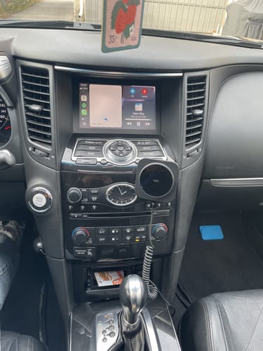 Customer photo review of Infiniti FX35 2009-2012 — Wireless Apple CarPlay & Android Auto Module