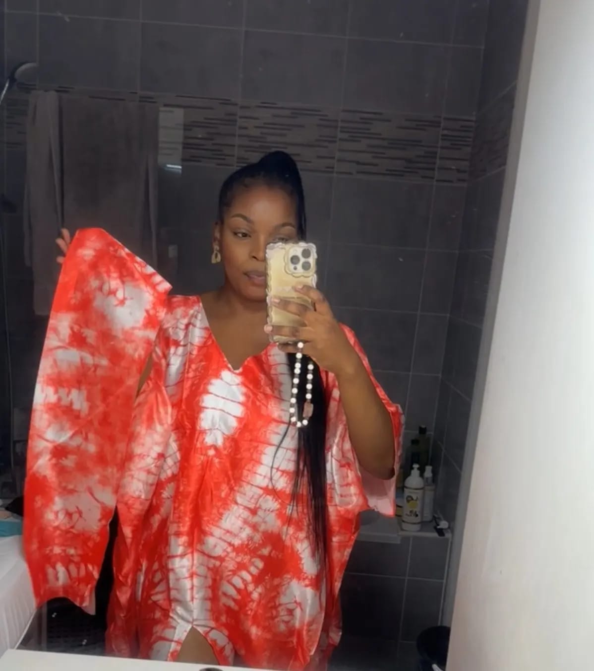 Customer photo review of Robe Papillon Africaine