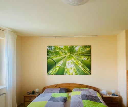 Customer photo review of Foto Leinwand "Bambus"