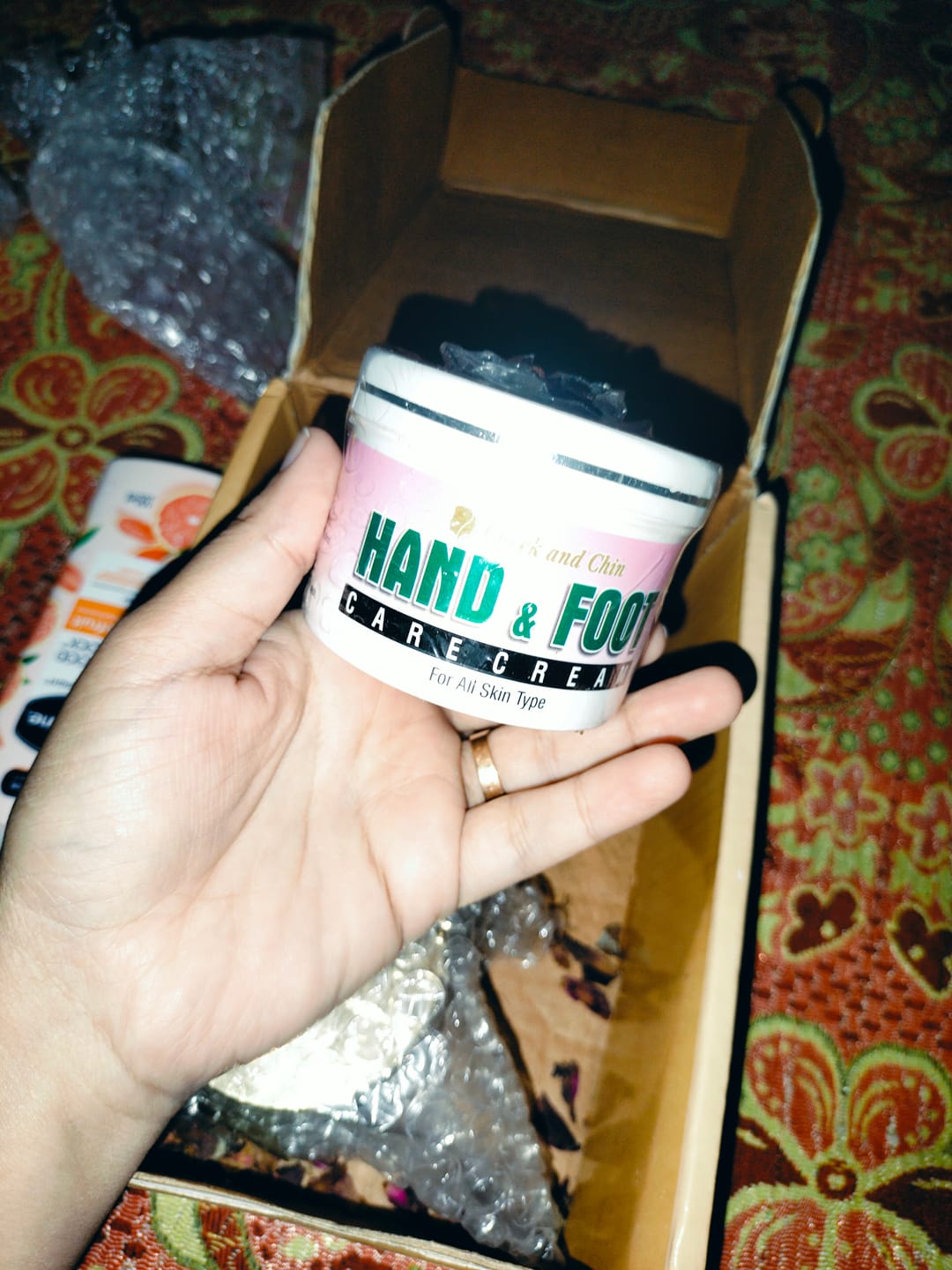 Customer photo review of Hand and Foot cream